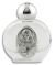  Immaculate Heart of Mary Glass Holy Water Bottle - 1.5 oz Travel Size, Made in Italy *  (Minimum quantity purchase is 1)