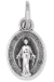 Mini Miraculous Medal Latin - 1/2 Inch Italian Charm  (Minimum quantity purchase is 3)