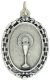 Holy Eucharist Medal with Detailed Edging - 1 3/16