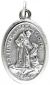  St Francis with Wolf Peace Prayer Large Medal-    1-1/8 inch   (Minimum quantity purchase is 3)