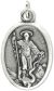  St Bernard (Patronage: Candlemakers & Beekeepers) Medal - Italian Silver OX 1 inch   (Minimum quantity purchase is 3)