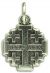   Jerusalem Cross Medal - 3/4 inch  (Minimum quantity purchase is 3)