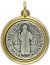  Two-Toned St. Benedict Medal  - 1