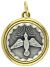 Two-Toned Holy Spirit / Holy Family Medal  - 3/4 Inch @  (Minimum quantity purchase is 2)