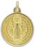 St. Benedict Medal - Gold Plated 7/8