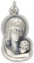 Blessed Mother and Infant Jesus Medal -  1 3/8