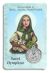   Saint Dymphna Prayer Card with Medal (Stress)  (Minimum quanity of purchase is 1)