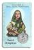   Saint Dymphna Prayer Card with Medal (Stress)  