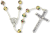 Gold Cloisonne' Linked Rosary with 8mm Beads - 18