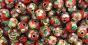  Red Cloisonne Beads -  7mm - pkg of 60   (Minimum quantity purchase is 1)  