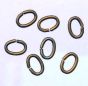 Bronze Finish Oval Jump Rings 5 x 4 x 0.8 mm - 250 pcs  (Minimum quantity purchase of 1) 