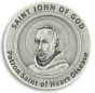  Saint John of God Pocket Token - Patronage: Heart Disease  - Closeout Sale *  (Minimum quantity purchase is 1)