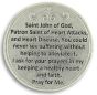  Saint John of God Pocket Token - Patronage: Heart Disease  - Closeout Sale *  (Minimum quantity purchase is 1)