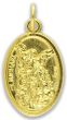  St Michael - Guardian Angel Medal - Gold Tone    (Minimum quantity purchase is 3)