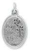   St Christopher Medal - Die-Cast Italian Silver Plated 1 inch/ Pray for Us   (Minimum quantity purchase is 2)