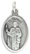  St Thomas / Pray for Us - Die-Cast Italian Silver Plated 1 inch (Minimum quantity purchase is 2)