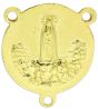  Our Lady of Fatima Gold Tone Centerpiece - 7/8"   * (Minimum quantity purchase is 2)