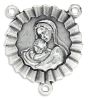 Mother and Child Round Center Piece  - Silver Ox, 1.25"  (Minimum quantity purchase is 1)