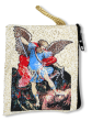 St Michael Rosary Pouch - 2 1/2 x 3"   (Minimum quantity purchase is 1)