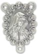 Sorrowful Mother Rose Border Oval Centerpiece - Silver Ox, 1"  *  (Minimum quantity purchase is 3)