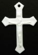  White Plastic Orthodox Crucifix (Minimum quantity purchase is 25)