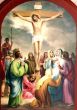 Stations of the Cross Set in Color – 10" Cherry Wood, Made in Italy  (Minimum quantity to purchase is 1)