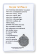 Laminated St Francis Prayer Card with Medal - Animals, Prayer for Peace   (Minimum quantity purchase is 1)