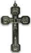 Large Stations of the Cross Crucifix - 2 1/2" Gunmetal, Made in Italy *  (Minimum quantity purchase is 1)