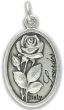  Our Lady of Lourdes with Rose Back - 1 Inch     (Minimum quantity purchase is 3)