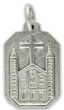   Our Lady of Medjugorje / St James Church Medal - 7/8"   (Minimum quantity purchase is 2)