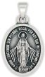 Our Lady of the Miraculous Medal, Antique Silver - 7/8"  (Minimum quantity purchase is 1)