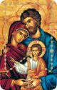  Pray the Rosary Card/Holy Family - PVC with raised beads    (Minimum quantity purchase is 1)