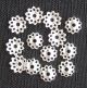   Bead Caps 6mm Silver Oxidized - pkg of 240     (Minimum quantity purchase is 1)