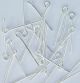 Heavy Duty Eye Pins 0.7 x 14 mm - Italian Silver Oxidized - 360 pcs    (Minimum quantity purchase is 1)