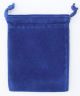 Blue Velvet Rosary Pouch - 4