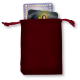 Burgundy Velvet Rosary Pouch - 4
