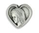 Heart Shaped Our Lady of Medjugorje Devotional Metal Rosary Beads   (12 pc.)  *   (Minimum quantity purchase is 2)