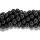Black Glass Pearl Beads, 8mm - Pkg 60 (Minimum quantity purchase is 1)