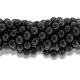 Black Glass Pearl Beads, 6mm - Pkg 60 (Minimum quantity purchase is 1)