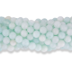 Jade Beads in Variegated Light Green, 6mm - Pkg 60 * (Minimum quantity purchase is 1)
