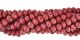  Red Rondelles Glass Crystal Beads, 8x6 mm- 60 beads ^    (Minimum quantity purchase is 1)