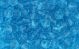  Aqua  Rondelle Glass Crystal Beads, 8x6 mm - 60 beads   (Minimum quantity purchase is 1)
