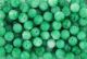  Green and White Spun Glass Beads - 8mm 60 per pack   (Minimum quantity purchase is 1)