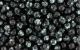 Black and Gray Spun Glass 8mm Beads - Pkg 60 *  (Minimum quantity purchase is 3)