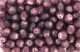  Murano Style Glass Beads -  Purple and Red - 8mm  pk. of 60   (Minimum quantity purchase is 1)