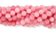 Dyed Jade Beads in Milky Pink, 8mm - Pkg 60  (Minimum quantity purchase is 1)