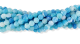 Aqua Blue Crackle Fire Agate Stone Matte Beads, 8mm - Pkg 60   *  (Minimum quantity purchase is 1)