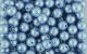  CZECH REPUBLIC Glass Pearl Beads - 6 mm round - Heather Blue - 60 per pack   (Minimum quantity purchase is 1)