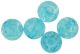8 mm Turquoise Blue Crackle Beads - Pack of 60, Plastic   *  (Minimum quantity purchase is 3)