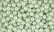 CZECH REPUBLIC Glass Pearl Beads, 6mm round, Light Mint - 60 per pack    (Minimum quantity purchase is 1)